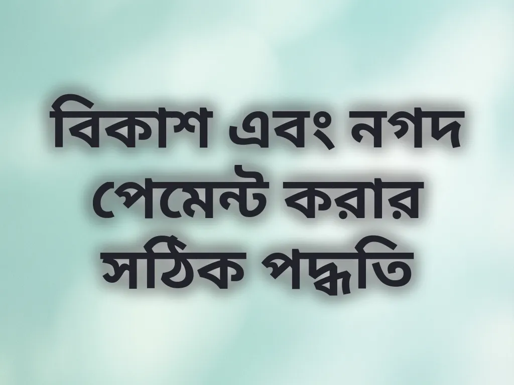 পেমেন্ট টিপস