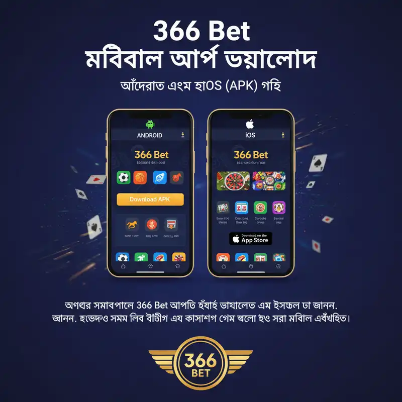 366 Bet Mobile App Interface on Smartphone